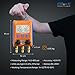 Elitech Digital Manifold Gauge 2-Way Valve with Thermometer Clamps for HVAC Systems, LMG-10