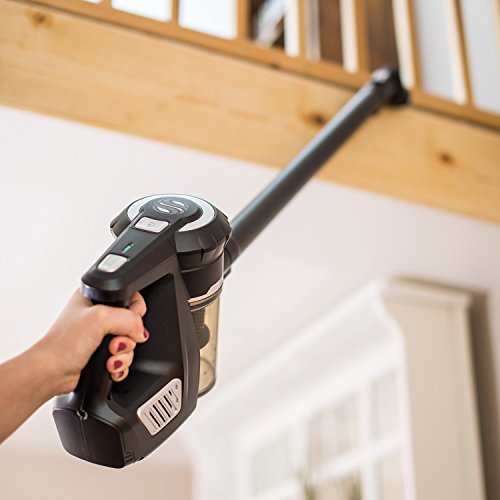SilverOnyx X9 Cordless Vacuum Cleaner - Powerful Lightweight Bagless Handheld Stick Vacuum for Carpet, Hard Floor, Pet Hair & Car Interior, Lithium Ion Rechargeable Battery w/ 9 Kpa Suction - Black