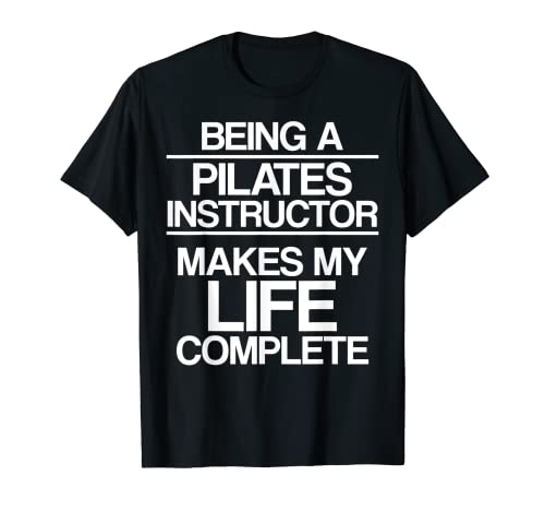 Istruttore di Pilates Completo Divertente Trainer Regali Maglietta