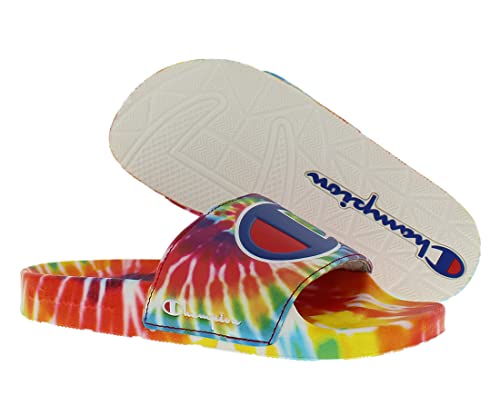 Champion Kids Unisex IPO Slide Rainbow Tie Dye 5 Youth4