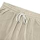 Aoouekul Leinen Shorts Herren Sommershorts Strandshorts Herrenhose Kurz Jogginghose Locker Freizeithose für Herren Casual Cargo Short (Khaki,3XL)