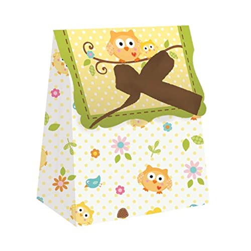 Creative Converting Baby Shower Happi Tree 12 Count Die Cut Favor Bags