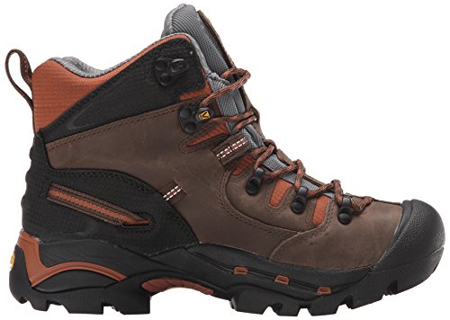 Keen Utility Men's Pittsburgh 6" Soft Toe Waterproof Work Boot, Cascade Brown/Bombay Brown, 7 Wide Us #TOP5