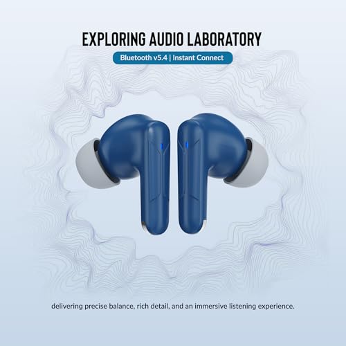 Image of AROMA TWS6 Sync V5.4 Upto 55Hr Playtime*, ENC, Dual Paring, Fast Charging, Heavy Bass Bluetooth