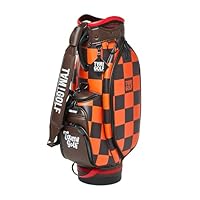 Amazon | TAM!GOLF チェック柄キャディバッグ カートタイプ 9インチ