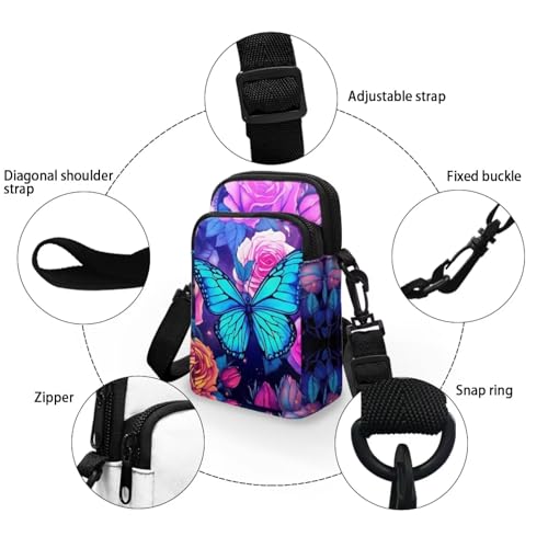 Image of Small Crossbody Purse for Women Kids Shoulder Messenger Bag