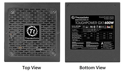 Image of Thermaltake Toughpower GX1 80+ Gold 600W SLI /CrossFire Ready Continuous Power ATX 12V V2.4 /EPS V2.92 Non Modular Power Supply 5 Year Warranty PS-TPD-0600Nnfagu-1
