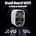 2026 Upgraded 2K Security Cameras Wireless Outdoor, Free Cloud Storage, 1-6 Months Battery Life, Waterproof, 2-Way Talk, AI Motion Detection Spotlight Siren Alarm Cameras for Home Security