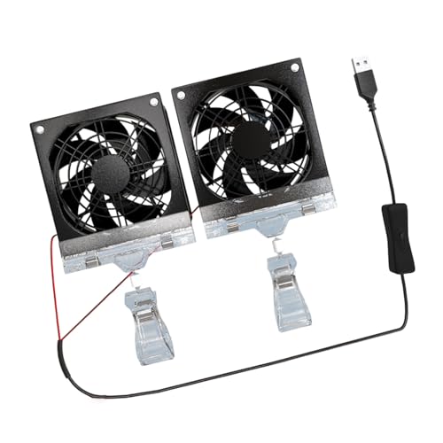 Psdndeww Ventilador De Refrigeración USB De 8 Cm con Control De Encendido/Apagado 5 V 3600 RPM para Gabinete Electrónico Y Caja De Computadora Gestión De Temperatura Ventilador De Refrigeración USB