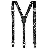 Fashion Suspenders (One Size, Black Sequin)