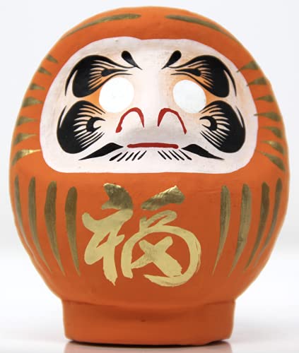 Poupée porte-bonheur Daruma Taille 1 Orange Succès scolaire Cover