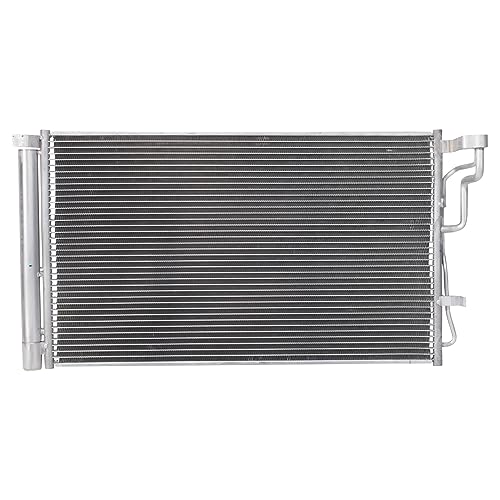 Image of TRQ Front A /C Condenser & Receiver Drier Assembly for 21-25 Hyundai Elantra