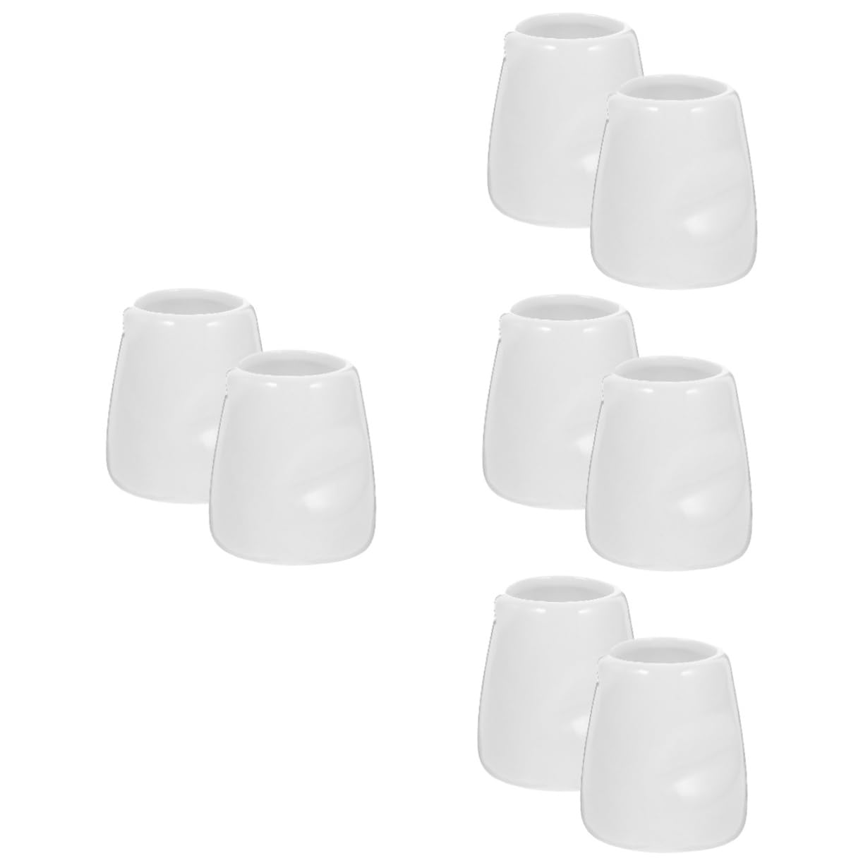 Alipis 4 Sätze Mini Keramik Sauciere Weißes Saucenkännchen Für Milch Soßen Und Dips Für Restaurant Bar Und Zuhause Langlebig Und Leicht Zu Reinigen 2 Stück * 4