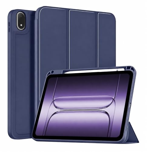 Image of ProElite Cover for OnePlus Pad 3 13.2 inch 2025 case Cover, Soft Flexible Flip Case Cover for OnePlus Pad 3 13.2 inch 2025 with Pen Holder [Recoil Series] - Dark Blue