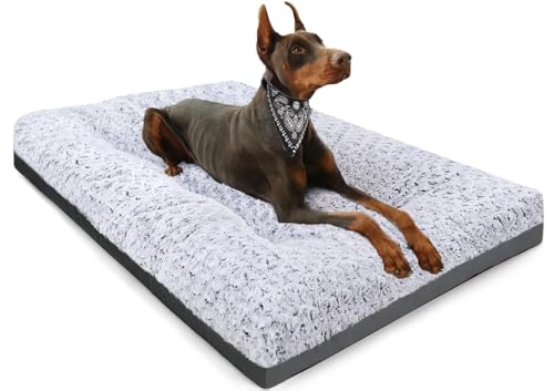 POCBLUE Deluxe Washable Dog Bed for Large Dogs Dog Crate