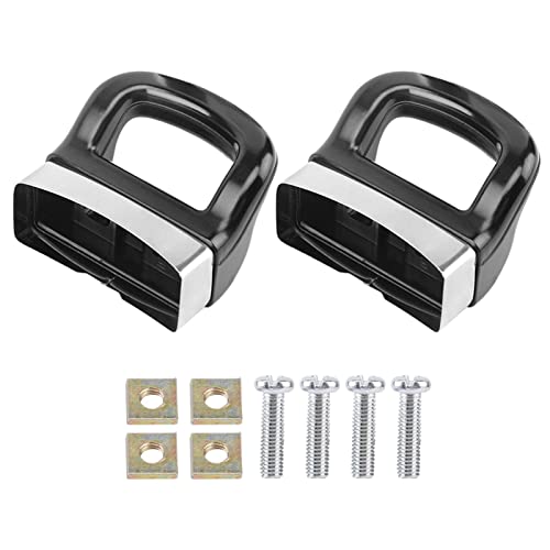2Pcs Pot Short Side Handles Sauce Pot Panhandle Cooker Steamer Holder Handle Replacement Handgrip for Metal Pressure Pan Black Type A One-Size (COLOR:Black)