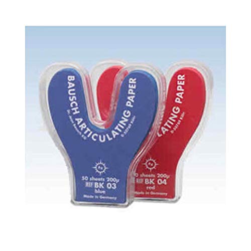 Bausch BK-03 Horseshoe Articulating Paper Blue 200 micron 50/Pk