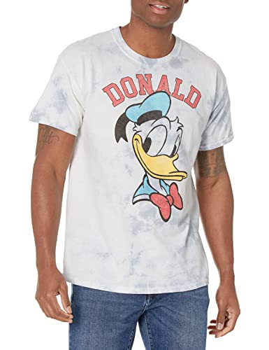 T-shirt Disney homme blanc bleu avec imprimé Donald taille M vêtement manches courtes