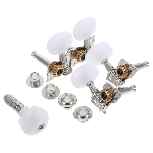 BESPORTBLE 5pcs Banjo Tuning Pegs with Bushings Durable Machine Heads for Banjo Guitar Bass Essential Replacement Keys for Optimal