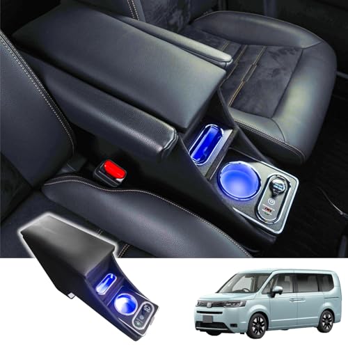 ③　ステップワゴン　RP　車内用ワンプッシュオープナー　ウチガー　黒/青 Amazon | クラフトワークス ステップワゴン RP RP8 用 コンソール