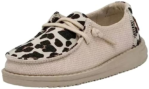 Image of HEYDUDE Girl's Wendy Youth Funk | Girl's Shoes | Girl's Lace Up Loafers | Comfortable & Lightweight