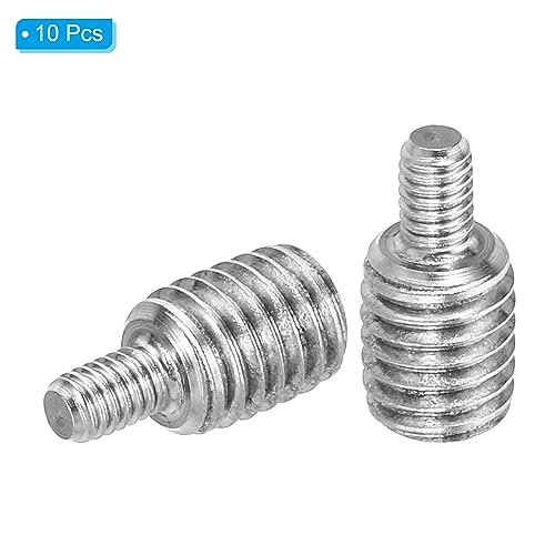 PATIKIL M4x6mm to M8x10mm Double End Threaded Stud Screw Bolt - Image 3