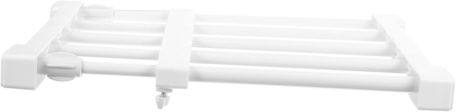Adjustable Wire Closet Shelving Organizer Bins Closet Rod Shelf Wall-Mounted Storage Partition