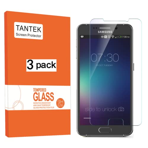 TANTEK [3-Pack Screen Protector for Samsung Galaxy Note 5,Tempered Glass Film,Ultra Clear,Anti Scratch,Bubble Free,Case Friendly