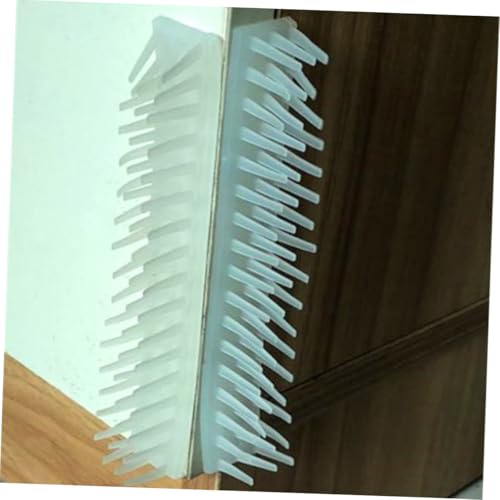 Masajeador de esquina para gatos en pack de 2 unidades cepillo de plástico blanco desmontable 3