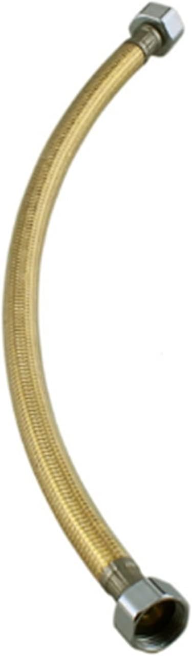 Golden Faucet Plumbing Hose 400/500/600MM Angle Valve Connector Stainless Steel Gold Toilet Flexible Tube Fit for Bathroom (Color : GOLDHOSE 400)