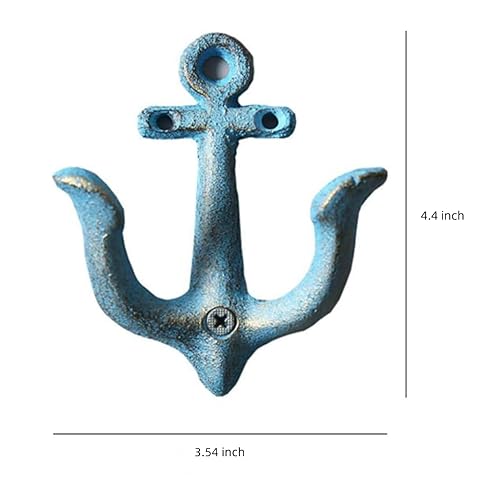 Maritime-Decoration-Wardrobe-Antique-Cast-Iron-Wall-Hooks-Coat-Hooks-Anchor-Double-Hooks-Wall-Coat-Rack-Vintage-Garden-Hooks-3-Pack Maritime Decoration Wardrobe Antique Cast Iron Wall Hooks Coat Hooks Anchor Double Hooks Wall Coat Rack Vintage Garden Hooks 3 Pack