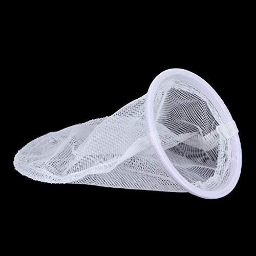 Sacos apanhadores de folhas, bolsa de malha fina 14 cm de diâmetro da boca, bolsa de malha de nylon