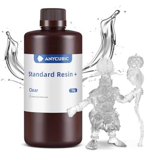 ANYCUBIC Upgraded Standard 3D Printer Resin, 405nm SLA Fast UV-Curing