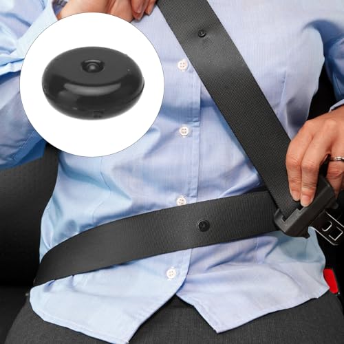APOMOONS Sicherheitsgurt Stopper Knöpfe 10 Paar, Sicherheitsgurt Clip, Rutschfeste Gurtstopper Gurtschloss, Universal Sicherheitsschnalle Auto (Schwarz)