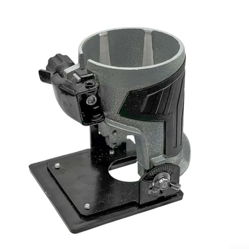 Base de compensación de enrutador recortador, base inclinable ajustable, para enrutadores manuales de madera eléctricos o inalámbricos