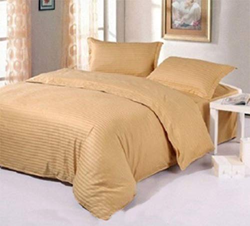 Linenwalas Premium Cotton Stripes Double Duvet Cover, Soft Comforter Cover, Rajai Cover, Blanket Cover, Quilt Cover in Double Size (90