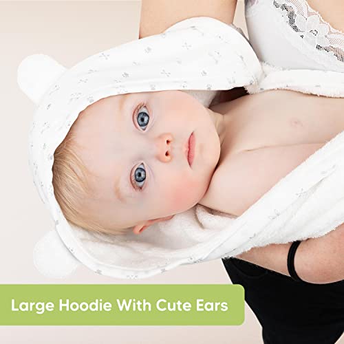 Keababies Baby Hooded Towel - Bamboo Baby Towel Organic Bamboo Towel -Baby Bath Towel With Hood For Girls, Babies, Newborn Boys, Toddler(Keastory) #TOP6