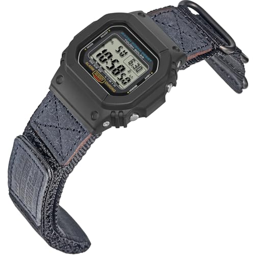 Bracelet nylon 16mm HEMSUT pour Casio, idéal pour la randonnée et le sport outdoor