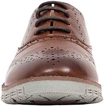 Deer Stags Boy's Benton JR Oxford, Brown/Grey, 5.5 Big Kid Review | Image 4