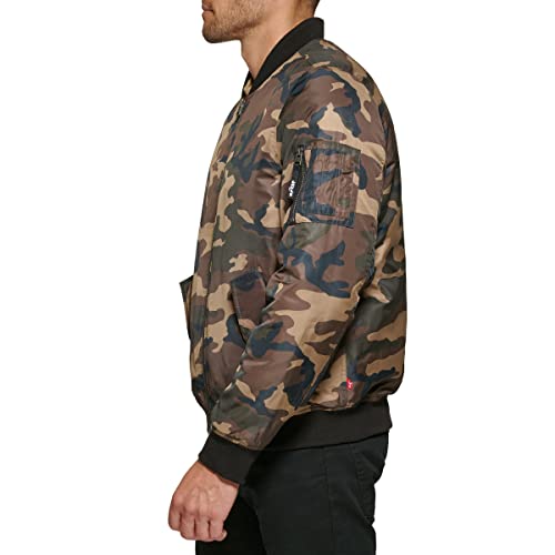 Image of Levi's Men's Flight Satin Unfilled Ma-1 Bomber