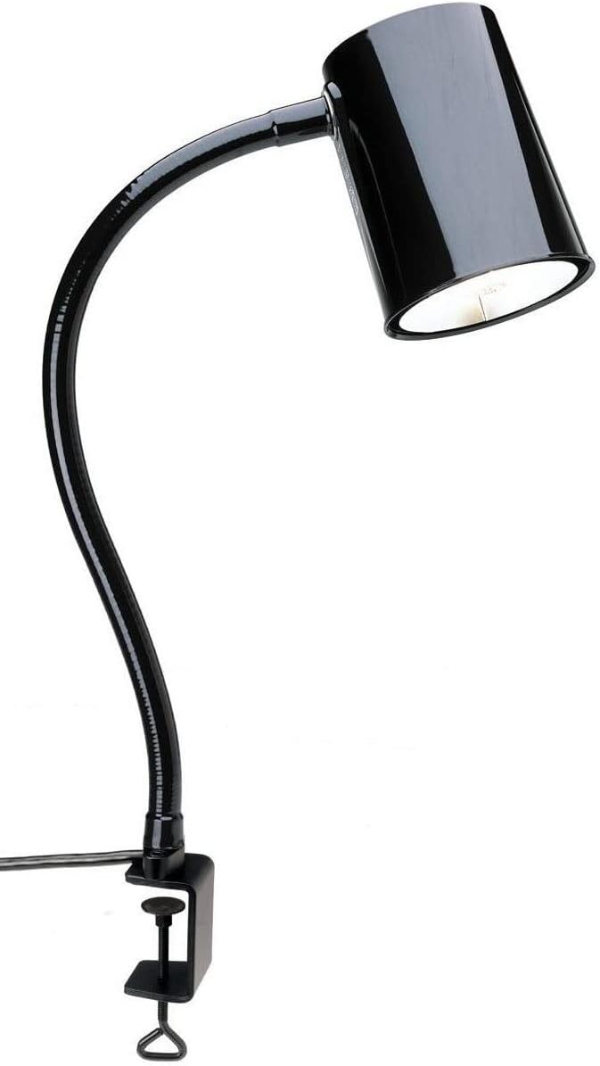 Moffatt 95005 Flexible Arm Task Lamp, Compact Fluorescent Lamp Type, C-Clamp Base Type, 24" Arm Length, 23 Watts, 1640 Raw Lumens