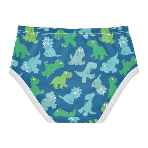 Little Girl Underwear Toddler Panties Kids Undies Dinosaur Print Soft Cotton Briefs 2T-8Y2