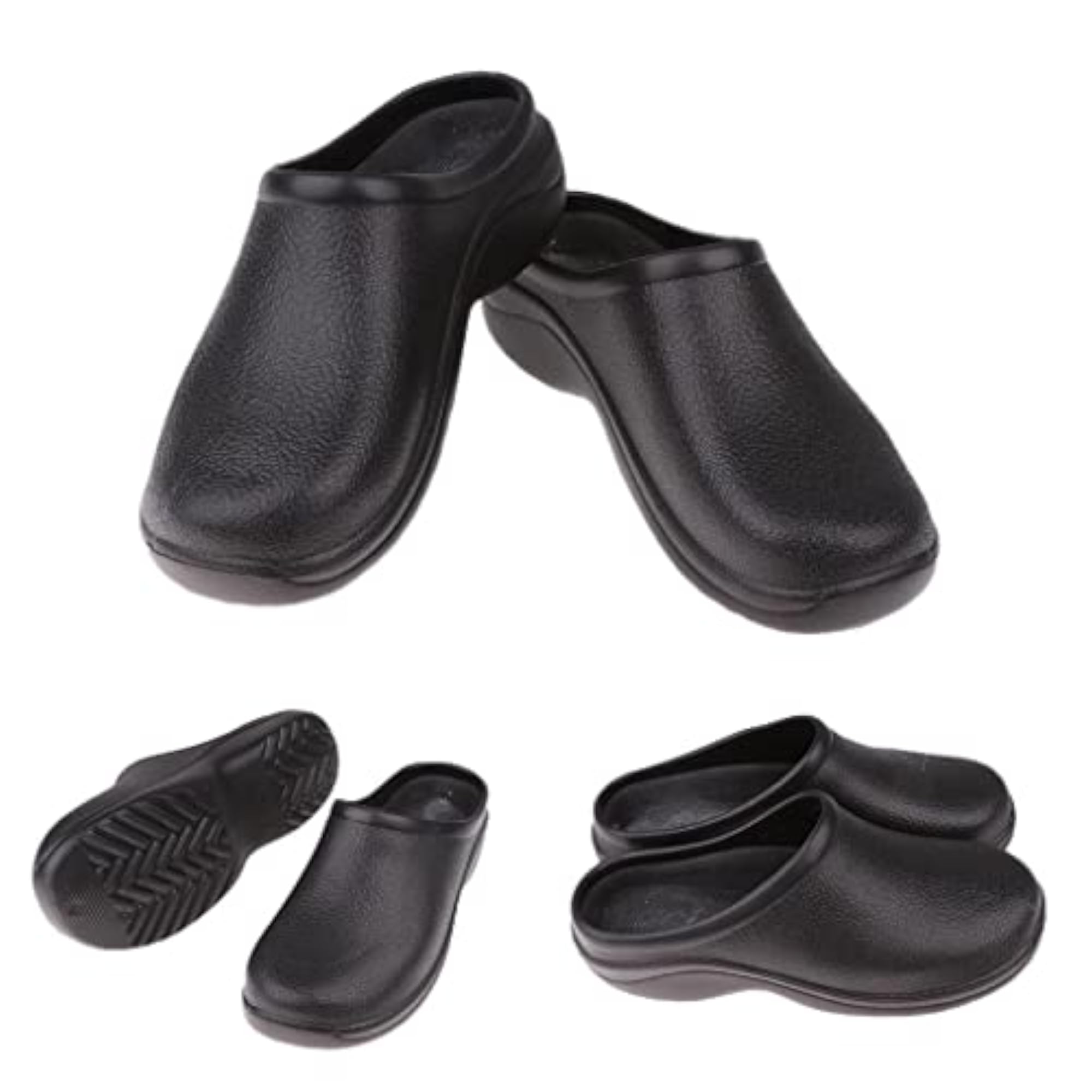 Men Women Slip Resistant Orthopedic Clogs, Strapless Design
