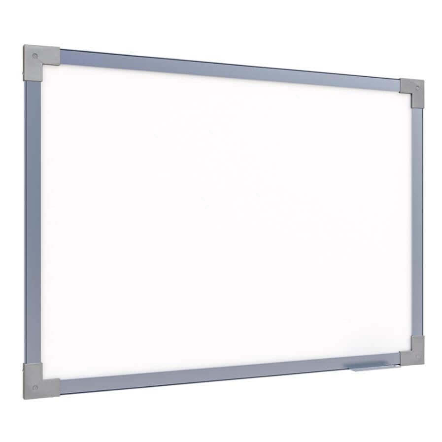 Lousa Branca Quadro Branco 120x90cm + 4 Pincel Marcadores + 1 Apagador Did&aacute;tica M&eacute;dia