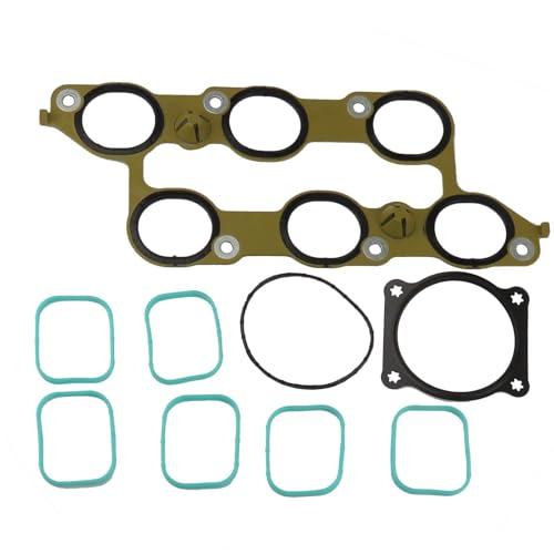 Image of Lower Upper Intake Manifold Gasket Set MS972401 Fit for Buick Enclave Lacrosse GMC Acadia Terrain Cadillac ATS CTS SRX XTS Chevy Camaro Caprice Colorado Equinox Impala 3.6L LLT LFX DOHC 09-17
