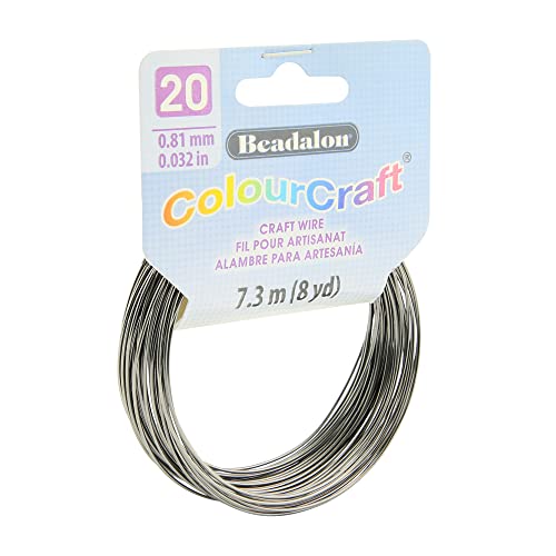 Fil de cuivre ColourCraft Wire 20ga graphite pour création bijoux et artisanat
