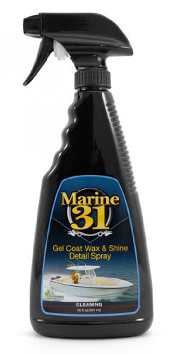 Marine 31 Gel Coat Wax & Shine Spray para Cera e Brilho de Barcos, 591 mL, M31-710