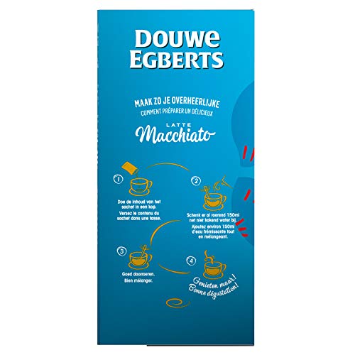 Douwe Egberts Oploskoffie Latte Macchiato (80 Zakjes, Instant Koffie), 10 x 8 Zakjes - Afbeelding 7