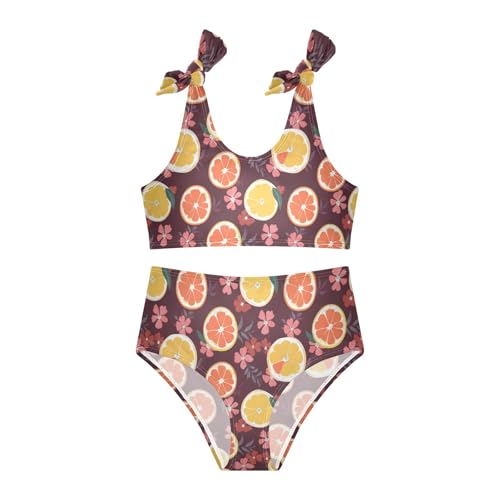 KLL Swimsuit for Girls Cute Tankini Bikini Set with Adjustable Strap3