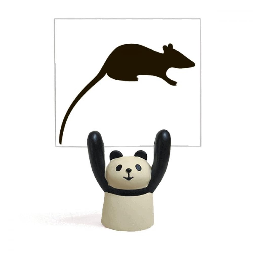 Support pour mémo souris noire idée cadeau originale de créateur